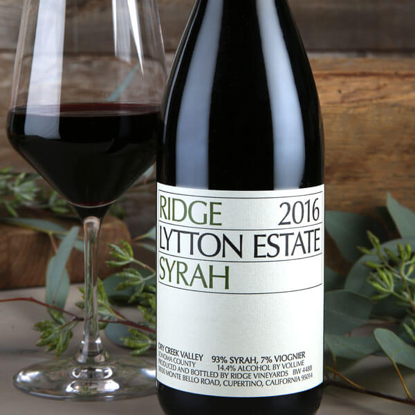 Ridge 2016 Lytton Estate Syrah