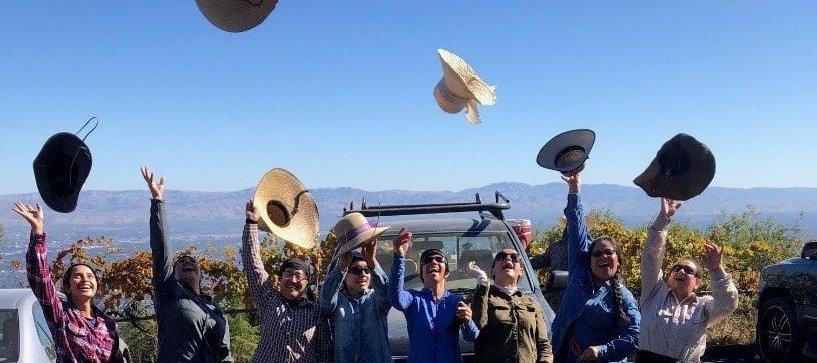 Group photo of women vineyard crew.