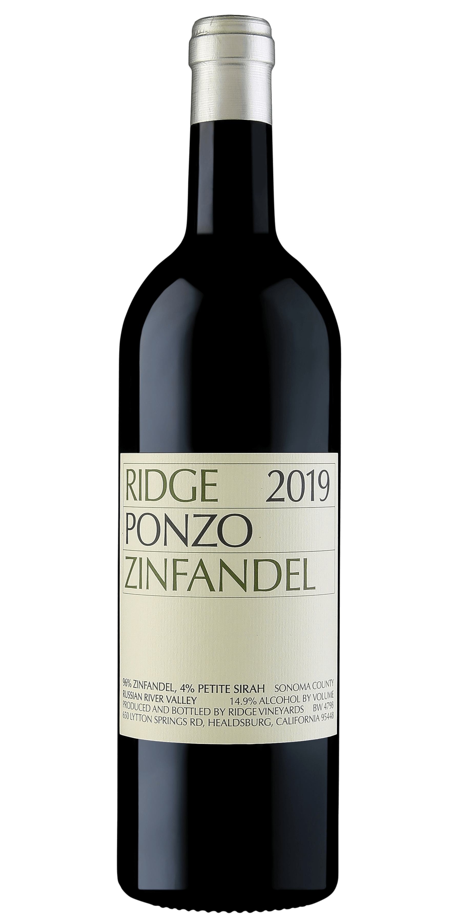 2019 Ponzo Zinfandel