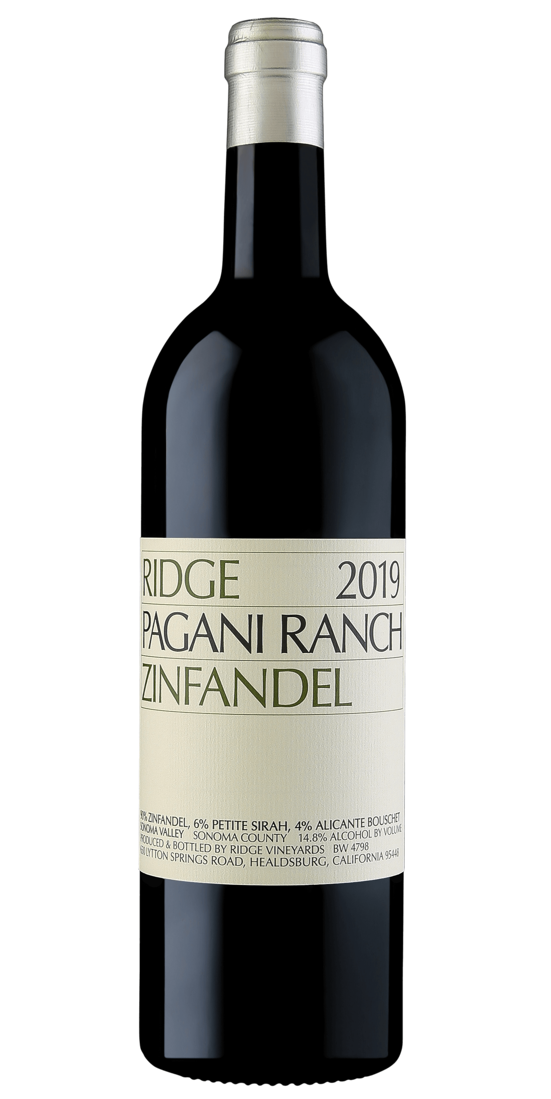 2019 Pagani Ranch Zinfandel