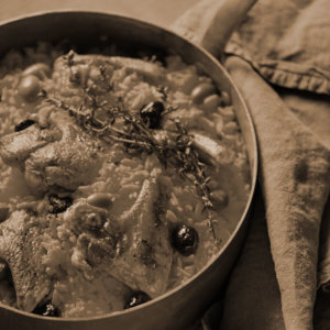 Pilaf of Saffron Chicken