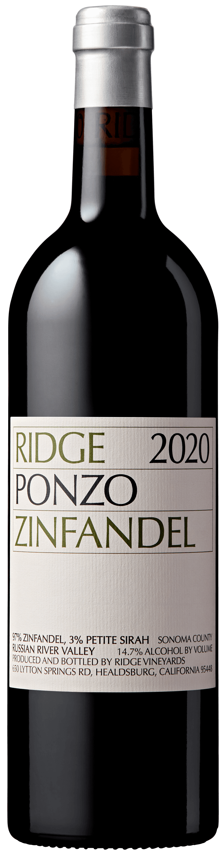 2020 Ponzo Zinfandel