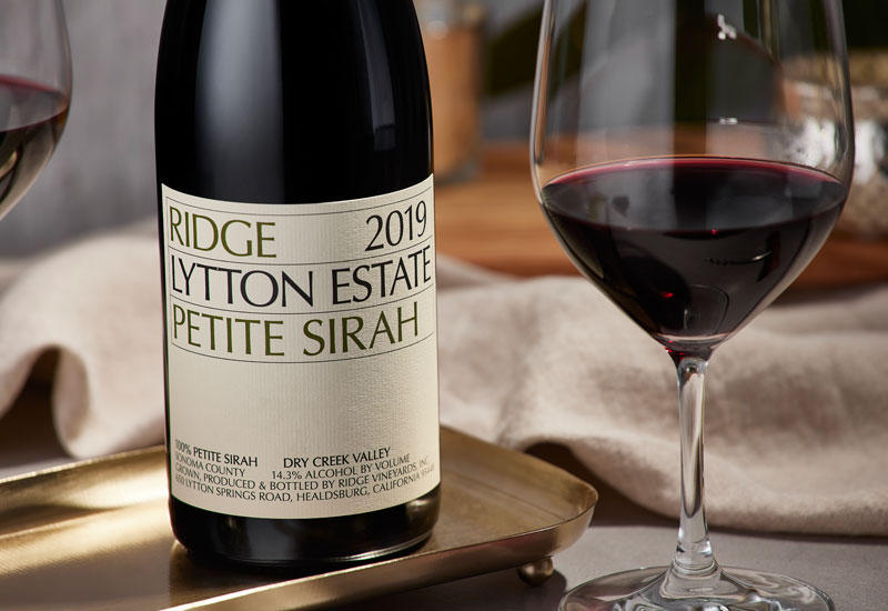 2019 Petite Sirah wine from Ridge VIneyards