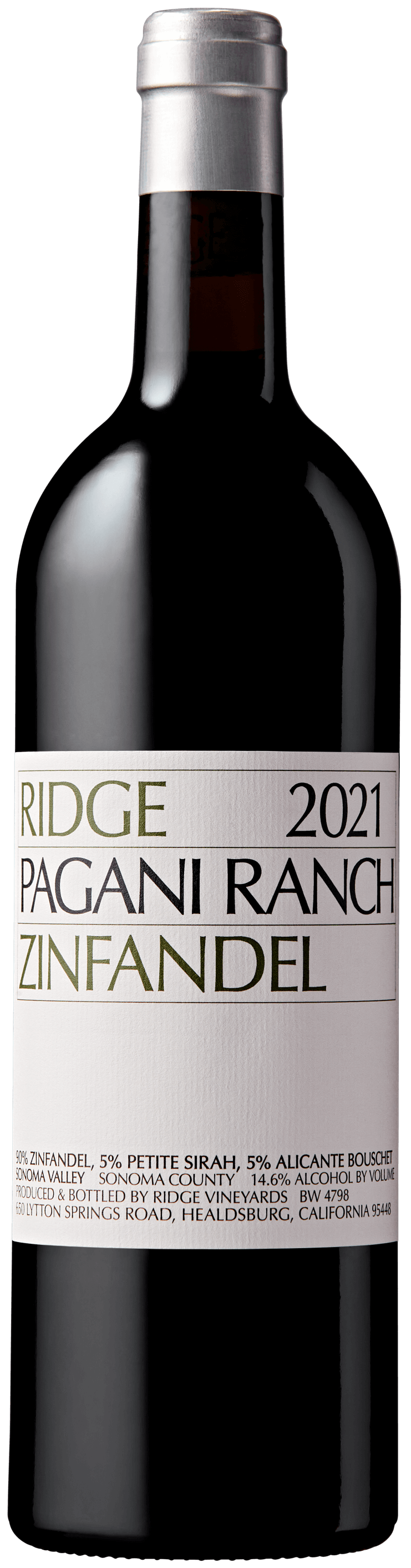 2021 Pagani Ranch Zinfandel