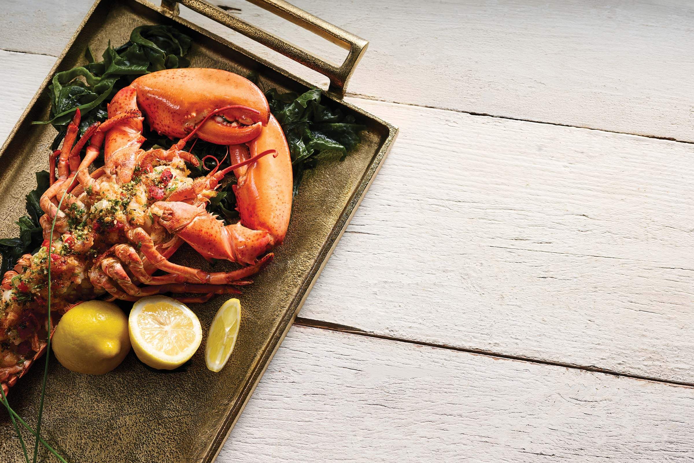 Baked Stuffed Lobster