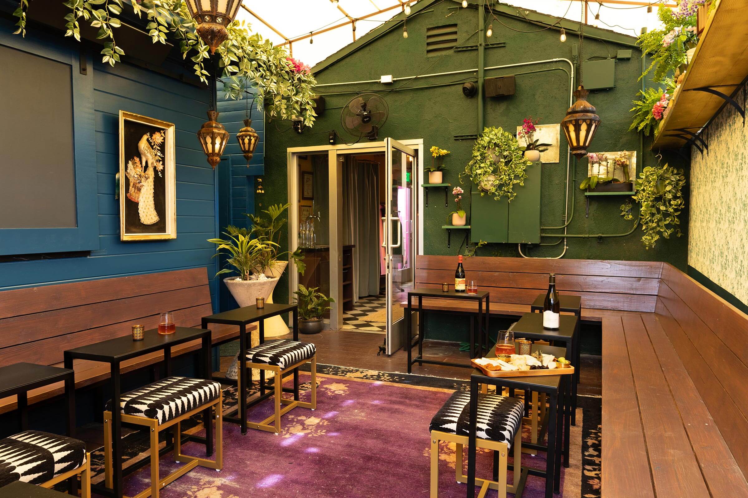 Patio at Divine Vintage in Santa Monica