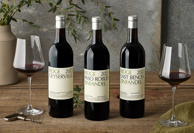 Ridge Vineyards Spring 2025 Z List Wines