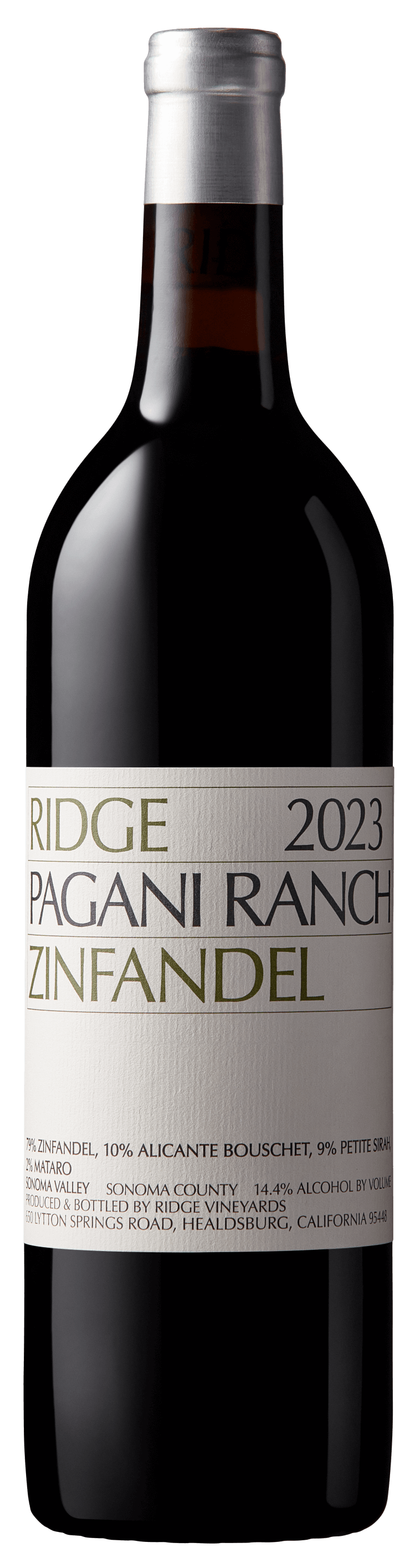 2023 Pagani Ranch Zinfandel