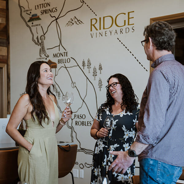 Ridge Vineyards Paso Robles Tasting Room